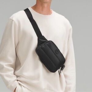 LULULEMON 2L black everywhere belt bag wonder puff quilted water repellent